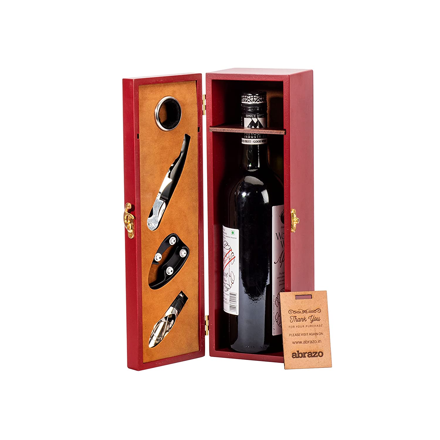 Image of Abrazo Wine Case | Wine Set | Bar Set | Bar Accessories | Barset - Abrazo