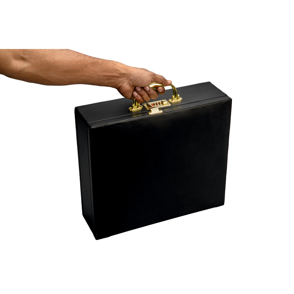 Abrazo Bartender Kit with Carrying Case, 8-Piece PVD Gold Gloss Finish Cocktail Set, Hammered Glasses and Cocktail Shaker, Black Gift Box, Bar Tool Set, Bar accessoires, Barset - Abrazo