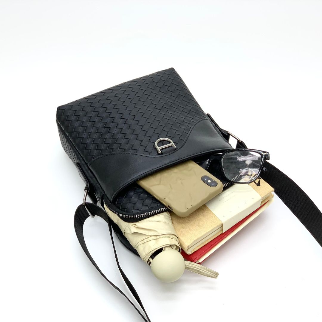 Image of abrazo Unisex Side Sling Messanger Bag, Multi Pocket size 25 * 21 * 5 cm - Abrazo