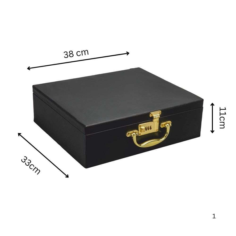 Abrazo Bartender Kit with Carrying Case, 8-Piece PVD Gold Gloss Finish Cocktail Set, Hammered Glasses and Cocktail Shaker, Black Gift Box, Bar Tool Set, Bar accessoires, Barset - Abrazo