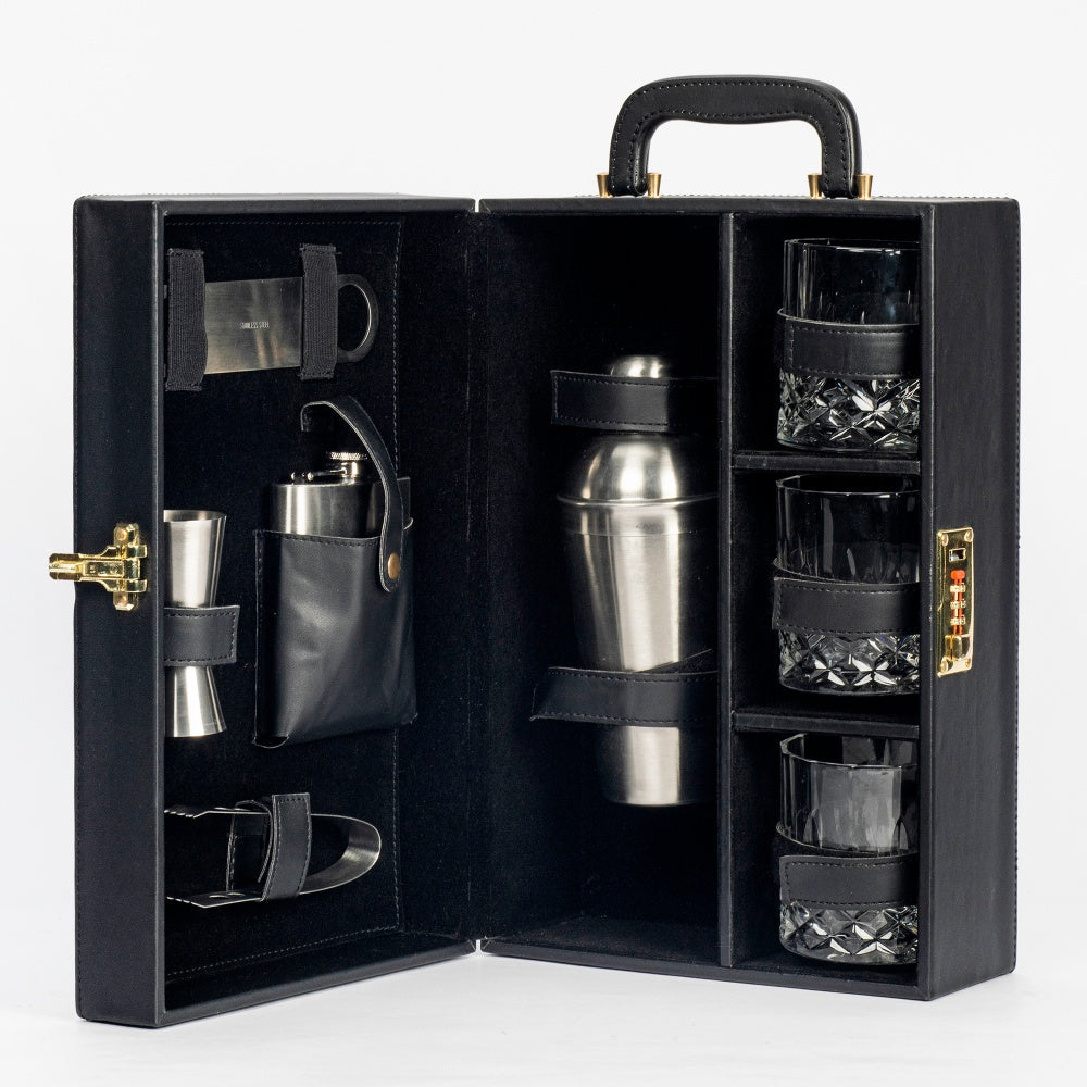 Dad is my Hero - Portable Compact Bar Tools Set - 8 Piece Set - Abrazo