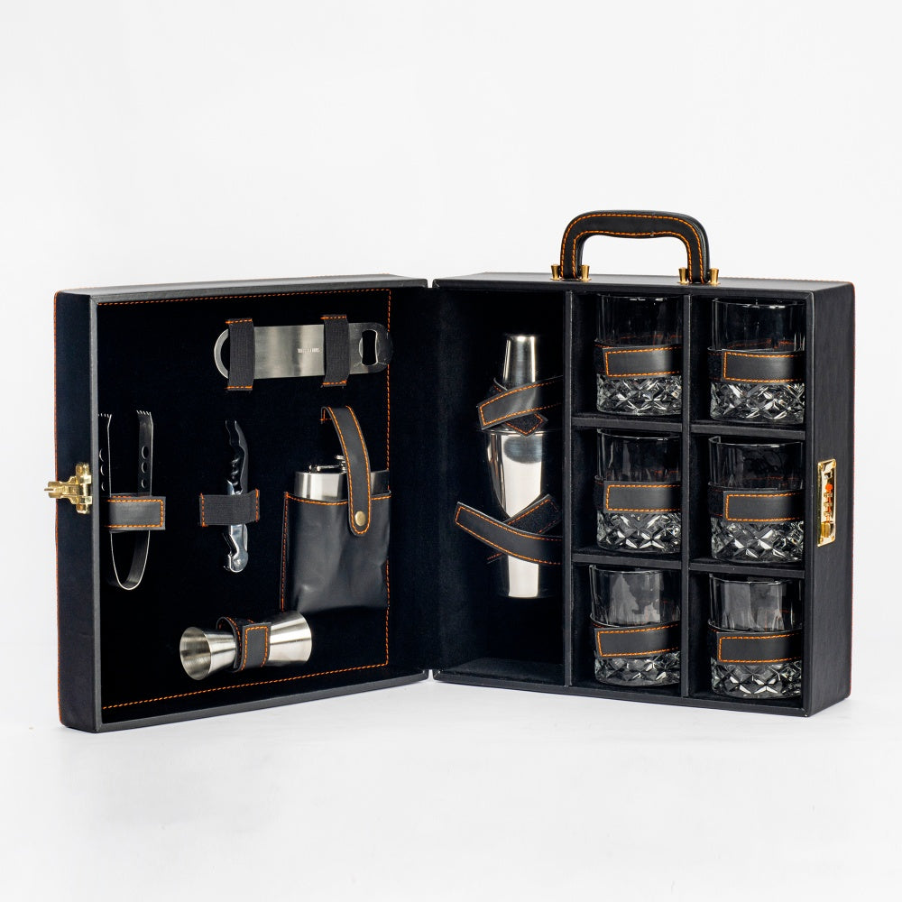 Its Not Easy Being Drunk - Classic Portable Bar Tools Set - 12 Piece Set - Abrazo
