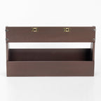 Wall Mounted Wine Rack in Wood Brown - Abrazo