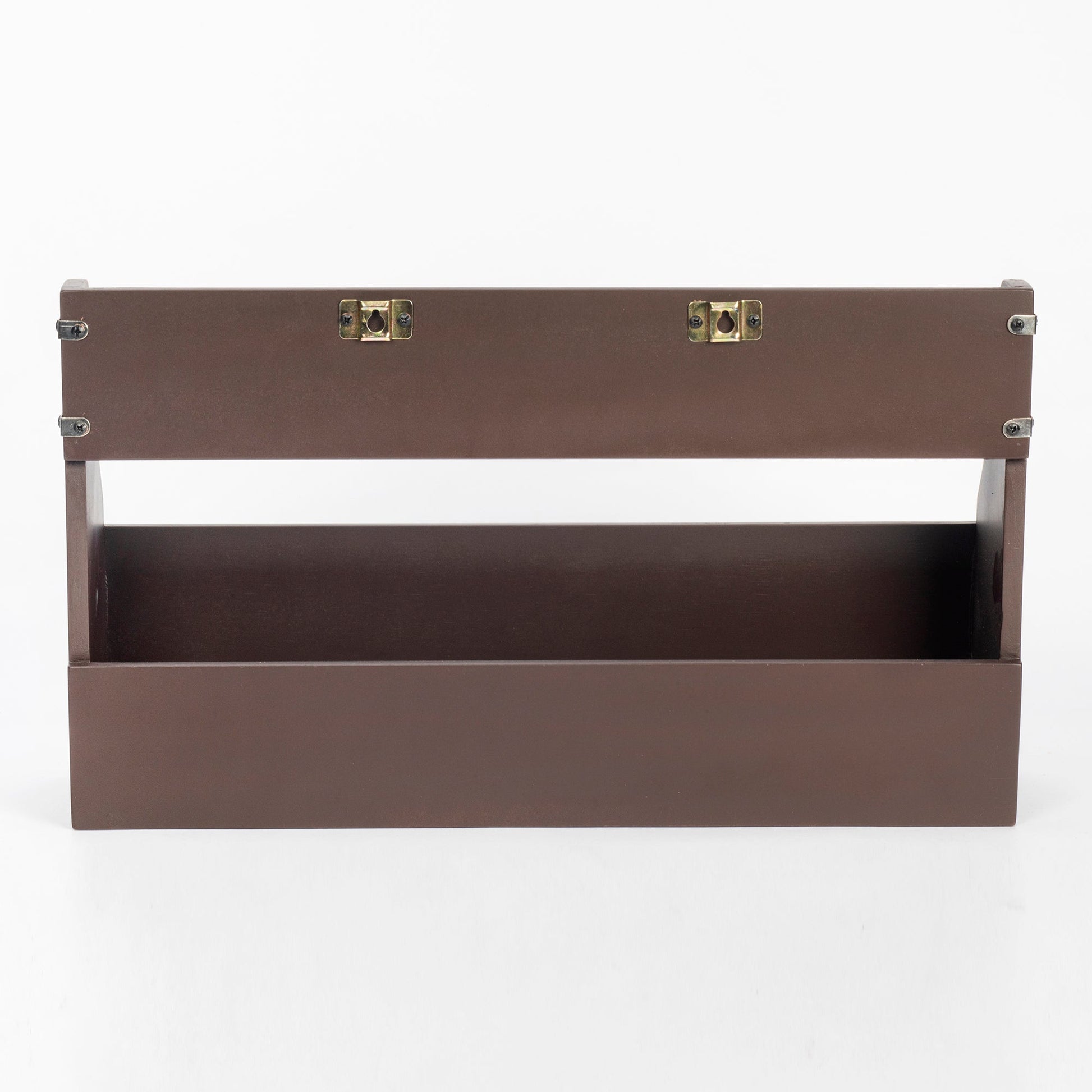 Wall Mounted Wine Rack in Wood Brown - Abrazo