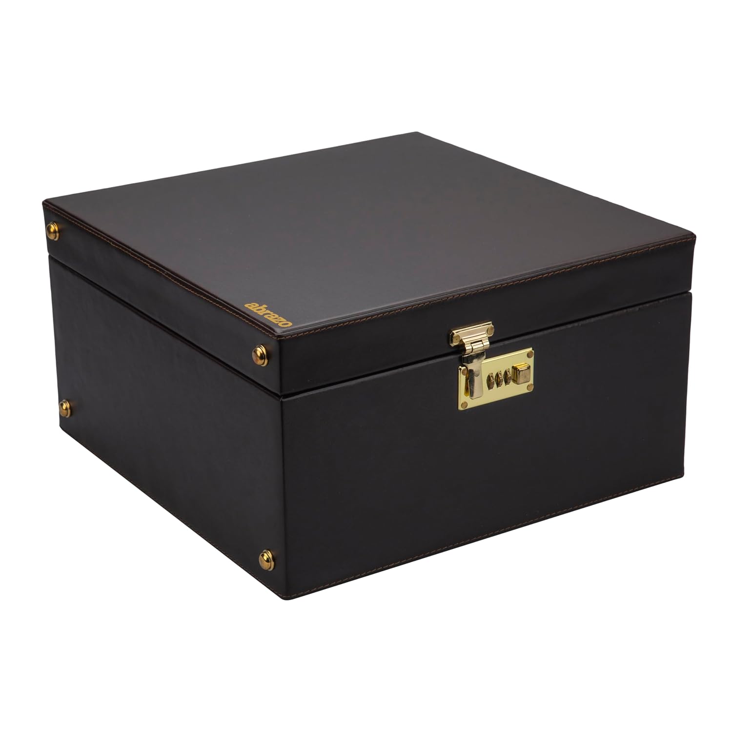 Abrazo Portable Barset, Bartender kit, Bar Tool Set for Gifting,14 pcs bar Accessories, Brown, Gift - 14 Piece Set - Abrazo