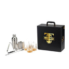 Abrazo Bar Tool Set Black with acrylic Initials | 11 Piece Unit | Bar Set - Abrazo